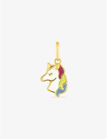 Pendentif licorne plaqué or...