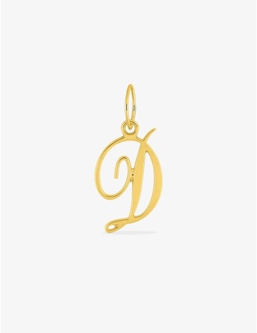 Pendentif lettre D anglaise...