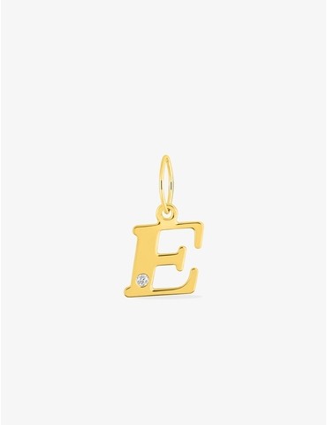 Pendentif lettre E or jaune...