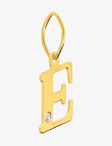 Pendentif lettre E or jaune...
