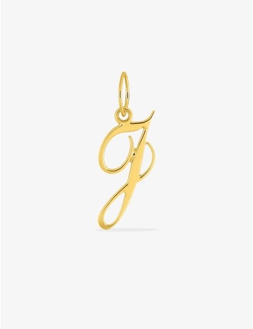 Pendentif or 375‰ initiale J