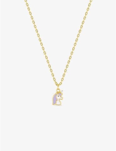 Collier motif licorne en...