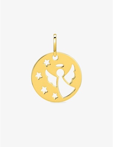 Médaille ange et étoiles en...