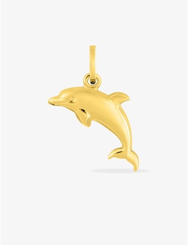 Pendentif dauphin en plaqué or
