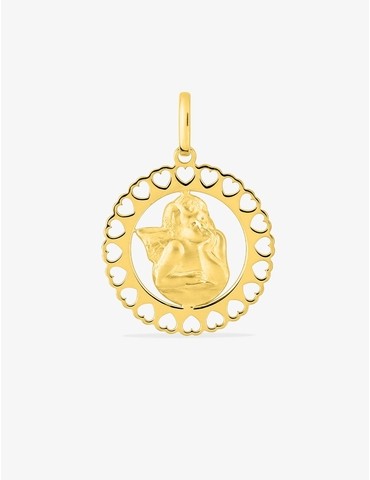 Médaille or 375 ‰ jaune...