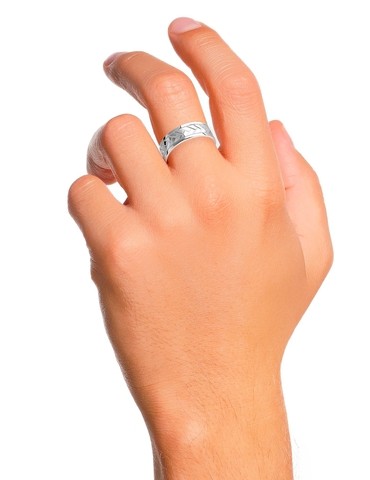 bague argent 925 ‰ rhodié...