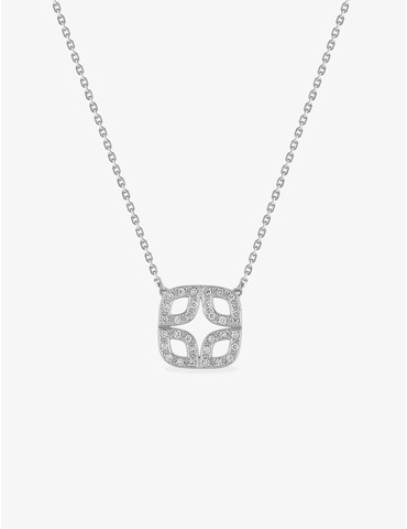 Collier Venise or blanc...