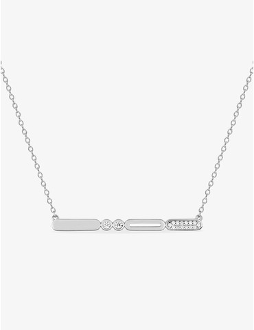 Collier argent 925 ‰ rhodié...