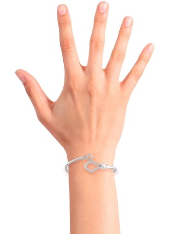 Bracelet rigide en argent...