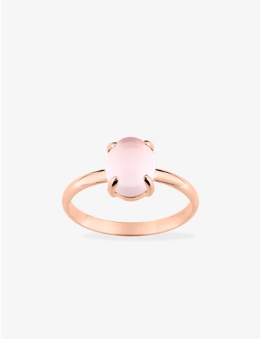 Bague or rose 750 ‰ et...