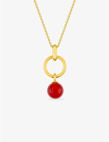 Collier pendentif or jaune...