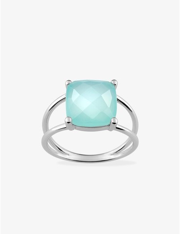Bague or blanc 750 ‰...