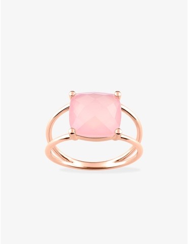 Bague or rose 750 ‰...