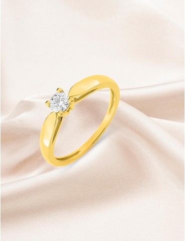 Bague solitaire serti 4...