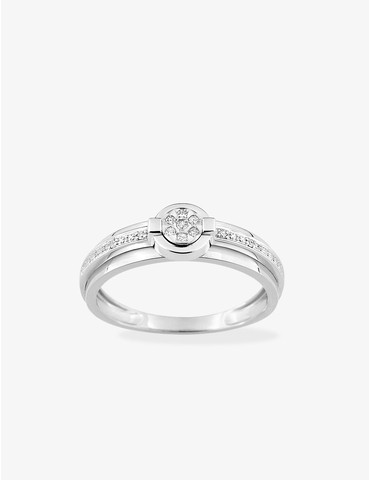 Bague solitaire fantaisie...