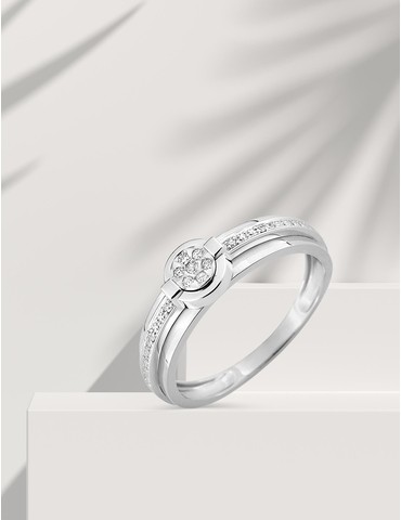 Bague solitaire fantaisie...