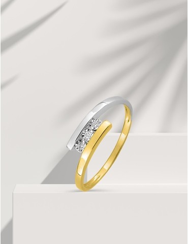 Bague Trilogie or jaune...