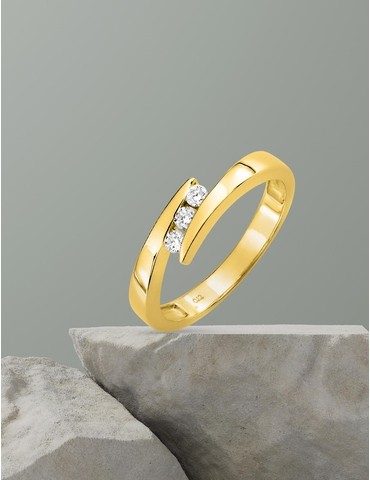 Bague Trilogie or jaune...