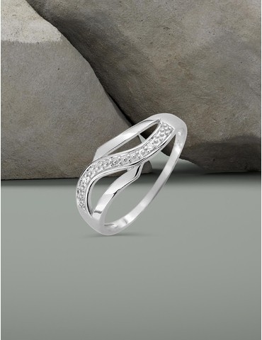 Bague or blanc 375‰ et...