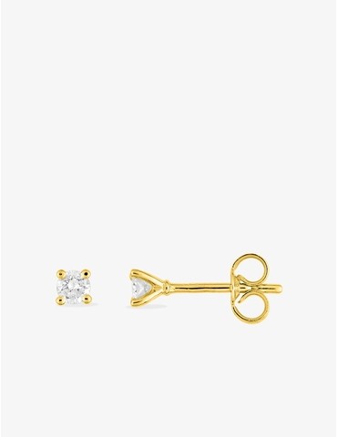 Boucles d'oreilles or jaune...