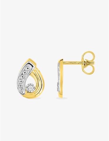 Boucles d'oreilles or 375‰...
