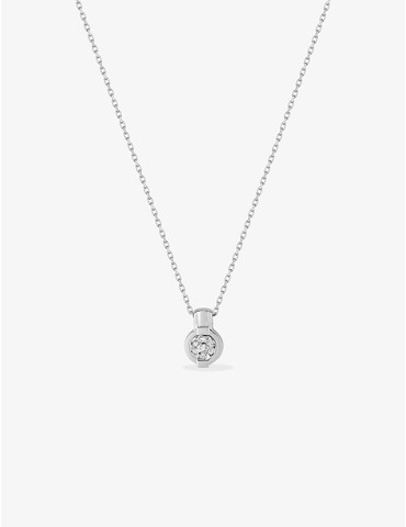 Collier or blanc 375‰ et...