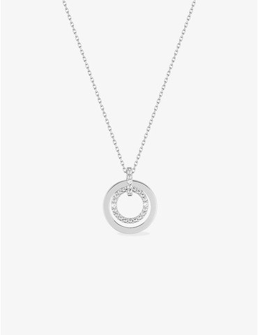 Collier or blanc 375‰ et...