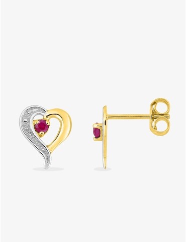 Boucles d'oreilles or jaune...