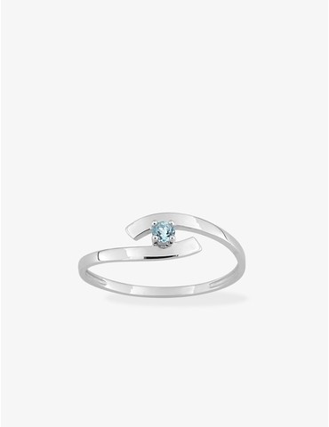 Bague fantaisie or blanc...