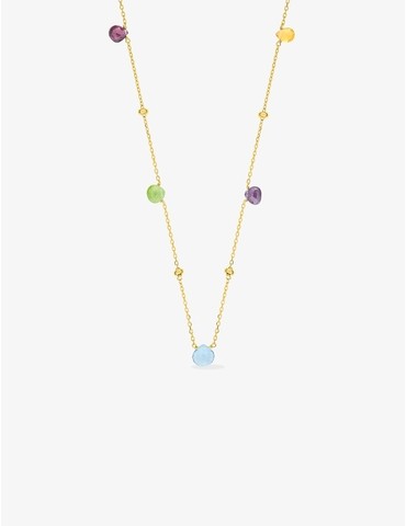 Collier or jaune 375‰ et...