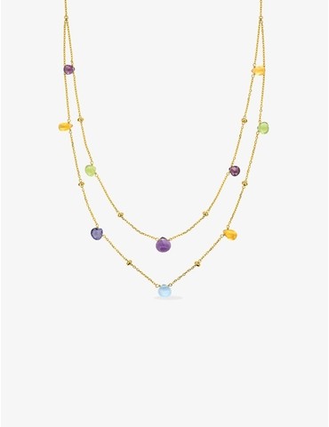 Collier double or jaune...