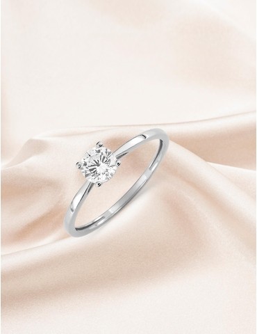 Bague solitaire 4 griffes...