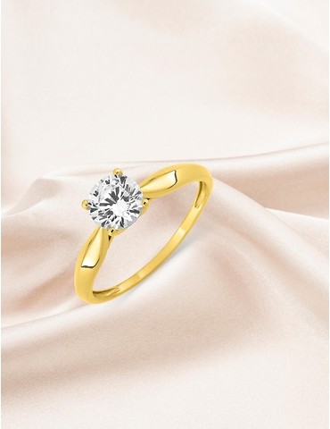 Bague solitaire 4 griffes...