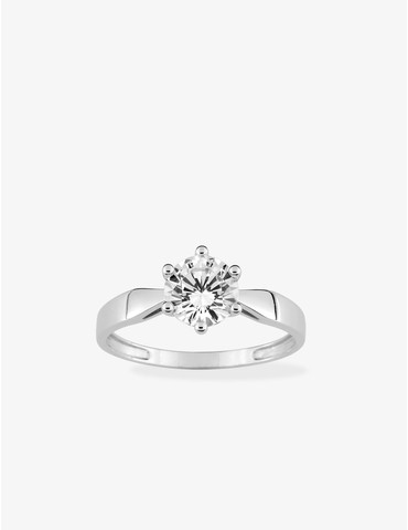 Bague solitaire 6 griffes...