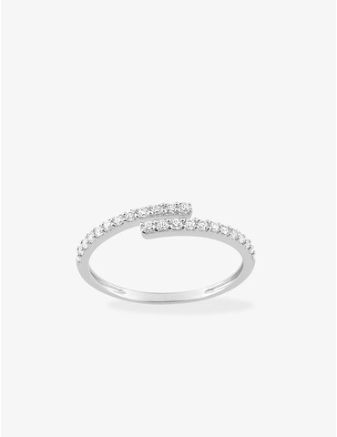 Bague fantaisie or blanc...