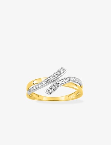 Bague fantaisie or jaune...
