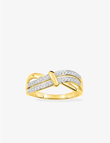 Bague fantaisie or jaune...