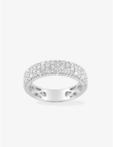 Bague fantaisie or blanc...