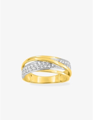 Bague fantaisie or jaune...