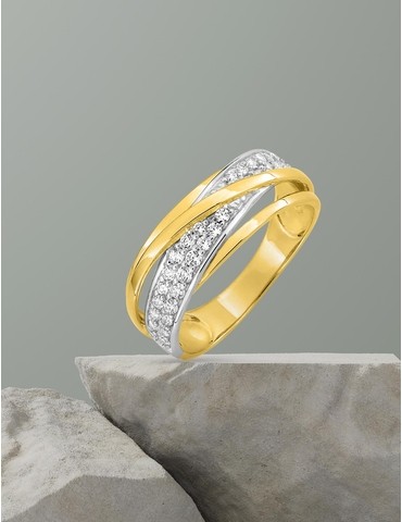 Bague fantaisie or jaune...