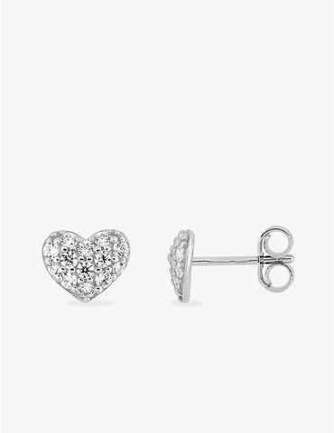 Boucles d'oreilles cœur en...