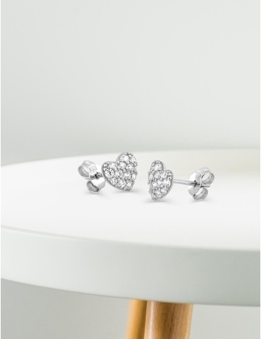 Boucles d'oreilles cœur en...
