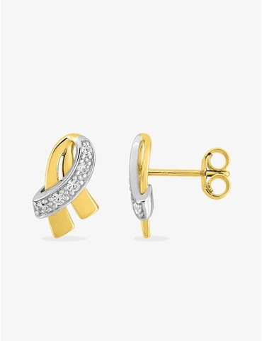 Boucles d'oreilles ruban en...