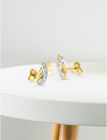 Boucles d'oreilles ruban en...