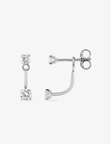 Boucles d'oreilles doubles...