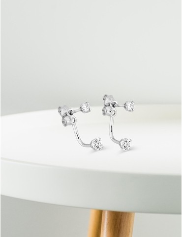 Boucles d'oreilles doubles...
