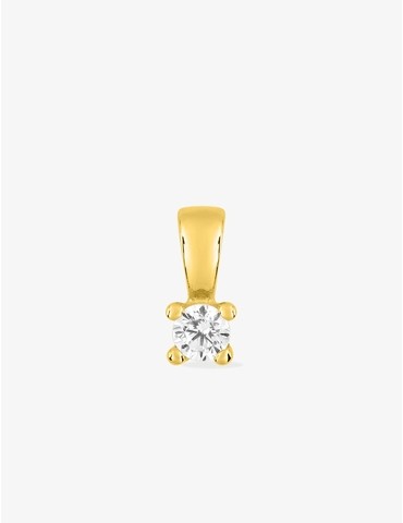Pendentif or jaune 375 ‰ et...