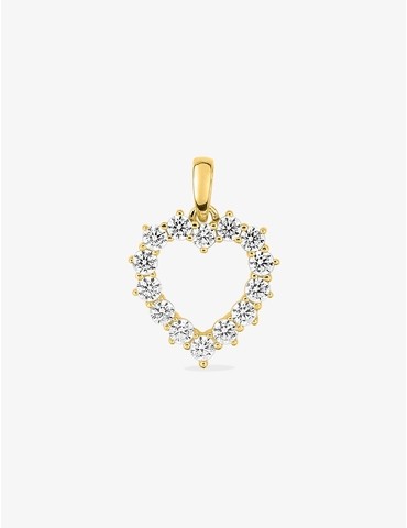Pendentif cœur or jaune 375...