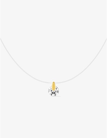 Collier fil nylon avec...