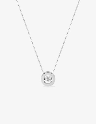 Collier or blanc 375 ‰ et...